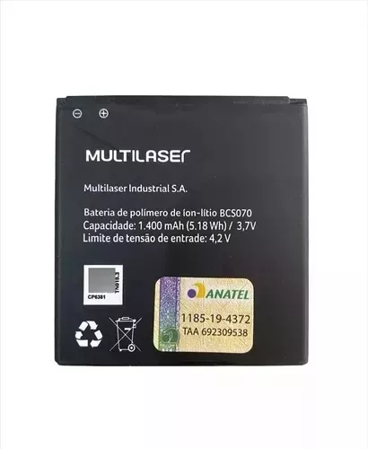 Segunda imagem para pesquisa de bateria tablet multilaser m7s