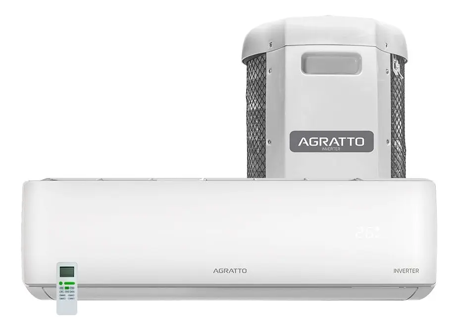 Ar Condicionado Agratto Wall Liv Inverter LCst24f02 24000 BTU Branco