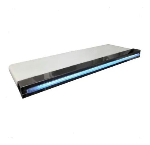 Cascata De Piscina Embutir Bico Inox Com Led 100 Cm