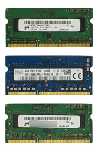 Memoria Ram De 2gb Ddr3 12800s Para Portátil.