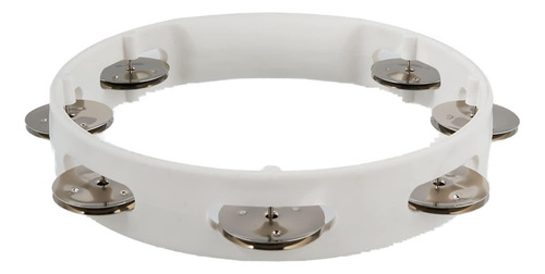 Lpa182 8 Inch Pandereta Color Blanco