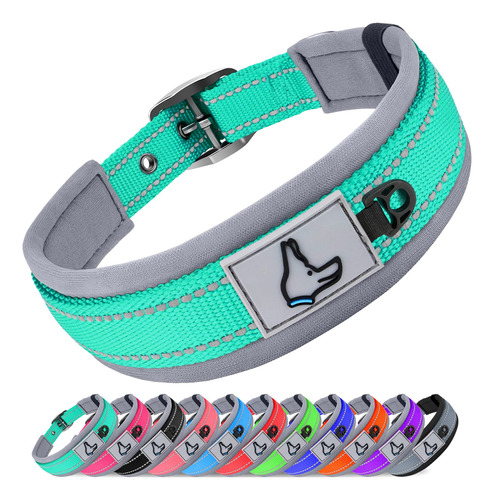 Collar Acolchado Neopreno Perros Grandes 11 Colores Reflecta