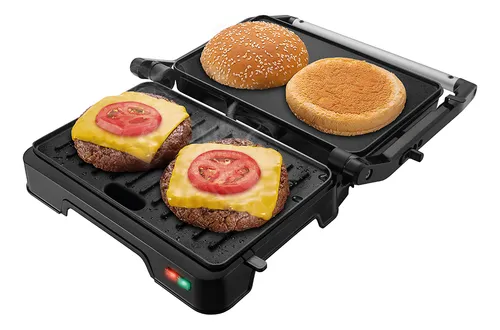 comprar Sanduicheira Grill E Chapa 3 Em 1 Abertura 180 Graus 1000w Mondial Pg-01-180
