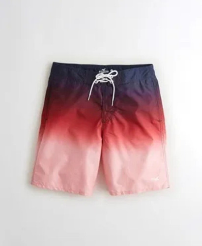 Short / Traje De Baño Hollister, Talla 32, Degradado