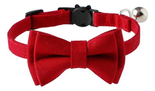 Bonita Pajarita Roja, Accesorios Ajustables Para Gatitos