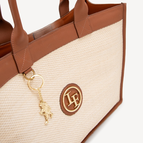Tote Niza Rafia Beige