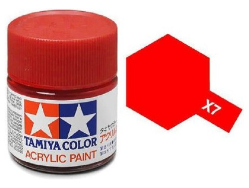 Tamiya Modelo X-7 Mini Pintura Acrilica Rojo