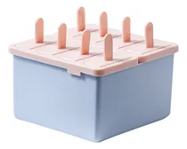 Comprar 4 Moldes Caseros Para Paletas De Helado Azul Y Amarillo