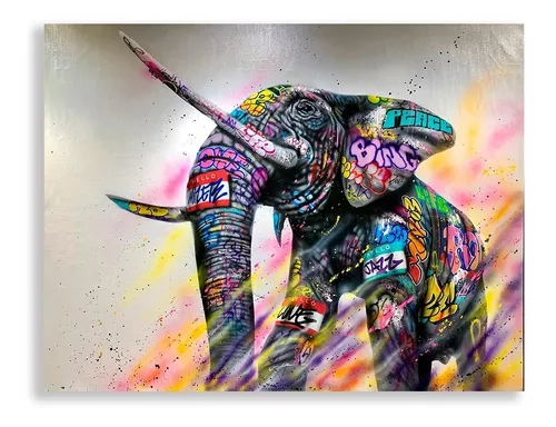 Cuadro Decorativo Elefante