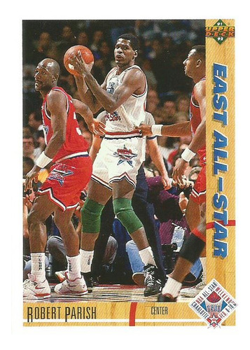 Barajita Robert Parish All Star Upper Deck 1991 #72 Celtics