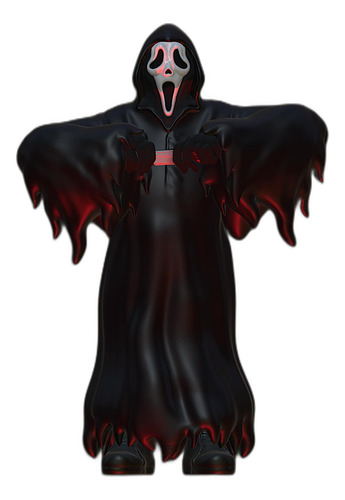 Ghostface Con El Cuchillo Listo
