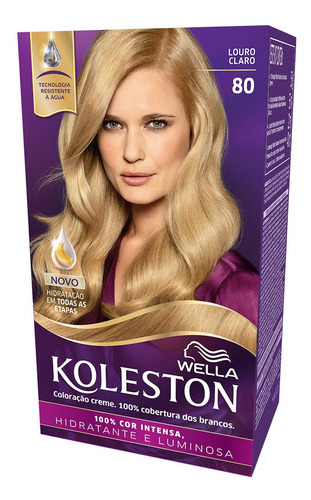 Tinta De Cabelo Koleston Louro Claro 80