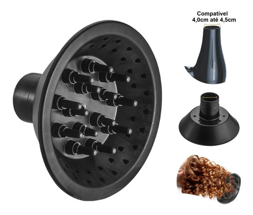Imagem 1 de 6 de Ativador P/ Definir Cachos Difusor Secador Cabelo Universal