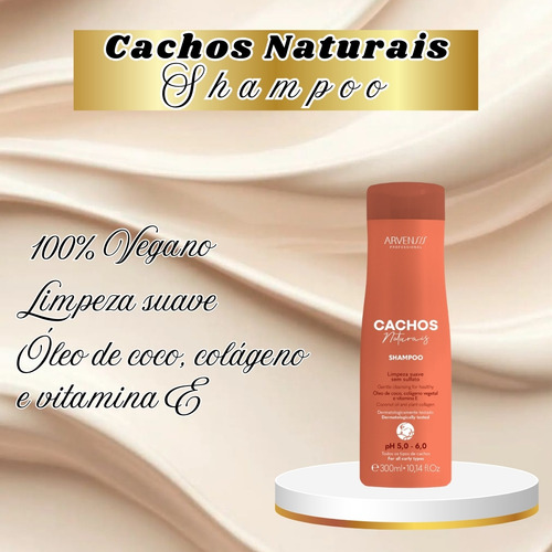 Kit Arvensis Cachos Shampoo +cond. +ativ.+masc+ Oleo Tec Oil