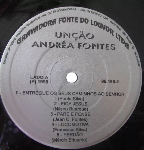 Fica Jesus  Andrea Fontes - LETRAS