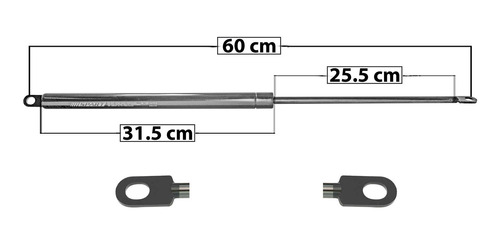 Amortiguador 5ta Puerta Chrysler Voyager 1984 - 1990