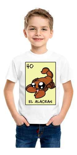 Playera Loteria 15 Septiembre Diseño 111 El Alacran Beloma