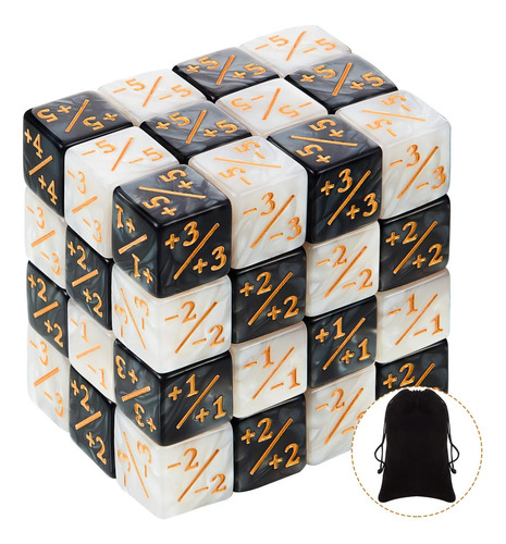 Conjunto De 48 Dados Y Contador Para Magic The Gathering