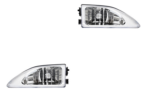 Par Faros Ford Mustang 1996-1997 Transp C/ajustes Eagle Tyc