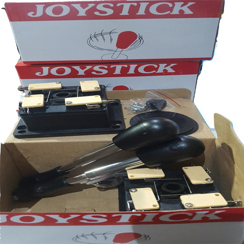 4 Palanca Arcade Para Maquinitas Joystick Con Micros + 4 Monederos