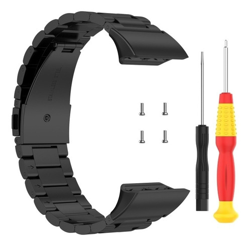 Para Correa De Reloj De Acero Inoxidable Garmin Forerunner 3