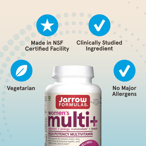 Jarrow Women's Multi+ Multivitaminas Crecimiento Capilar 60