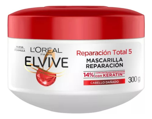 Tratamiento Capilar L'oréal Elvive Reparación Total 5 300gr