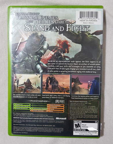 Kingdom Under Fire The Crusaders Xbox (Usado)