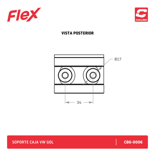 Imagen 2 de 7 de Soporte Caja Vw Gol Elast Motor Ap Faster Cuotas