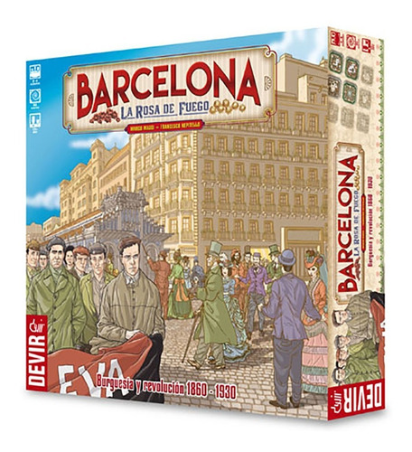 Barcelona La Rosa De Fuego - Juego De Mesa - Devir