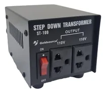 Comprar Transformador 2 Enchufes 220v-110v 100w - Metalico - Cs