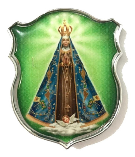 Emblema Alto Relevo 3d Em Abs Nossa Senhora Aparecida