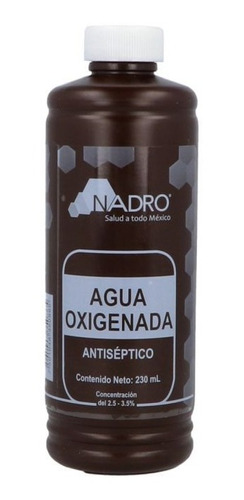 Agua Oxigenada Antiséptico 230ml Concentración 2.5 - 3.5%