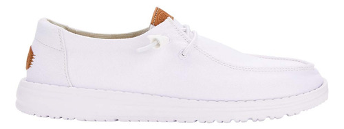 Hey Dude Wendy Stretch Canvas Blanco Mujer