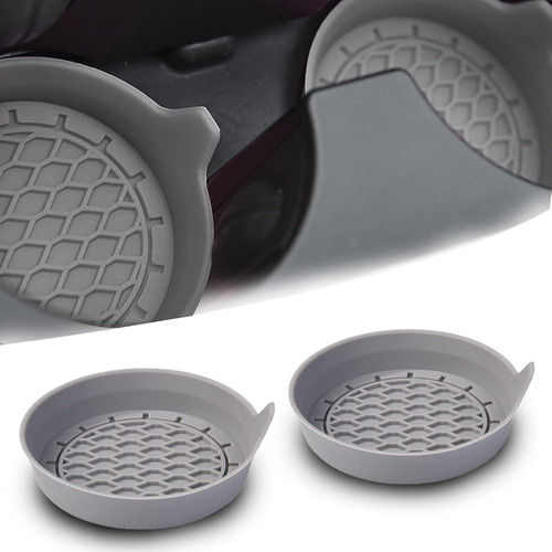 Juego De 2 Posavasos Antideslizantes De Silicona Para Coche