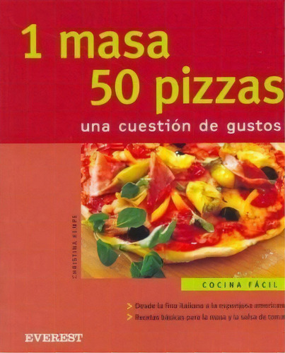 1 Masa  50 Pizzas De Christina Kempe, De Christina Kempe. Editorial Everest En Español