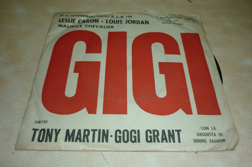 Gigi Tony Martin Gogi Grant Simple Tapa Vinilo Excelente