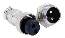 Comprar Par Conector Gx16 2 Pines Macho Aéreo Y Hembra Para Chasis