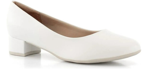 Sapato Feminino Piccadilly S/ Baixo Conforto 140110 Branco