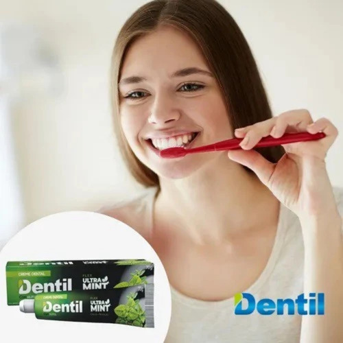 Creme Dental Menta Xilitol Vegano Sem FlĂșor Kit C/6 70g