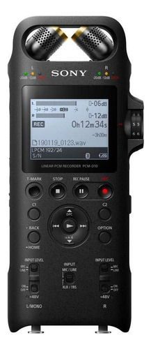 Gravador De Estúdio Portátil Sony Pcm-d10 Com Xlr De 1/4 De