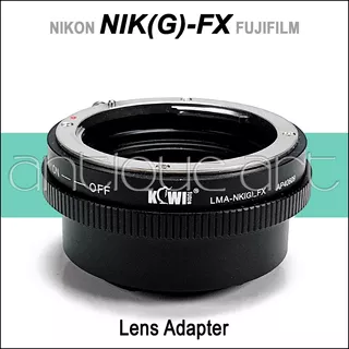 A64 Adaptador Lente Nikon G - Fx Fujifilm Xt-3 X-h1 X-t20