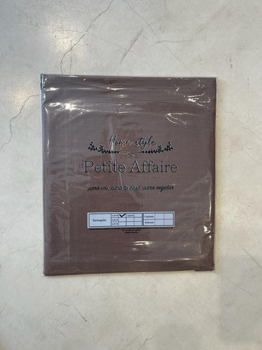 Imagen 5 de 5 de Mantel Tussor Chocolate Deco Petite Affaire