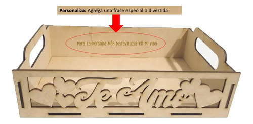Bandeja Charola Personalizadas 14 De Febrero San Valentin
