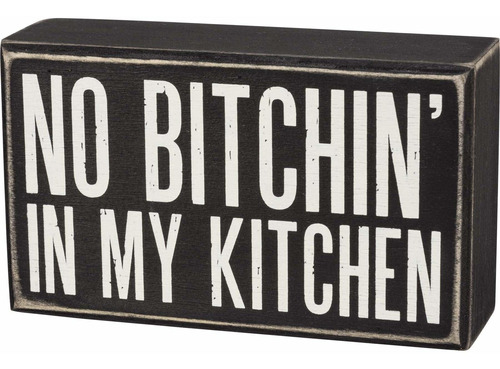 Primitives By Kathy Box Sign  Mi Cocina  6 X 3 5 Pulgad...