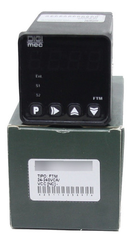 Temporizador Digimec Ftm 90-240vca/115-280vcc