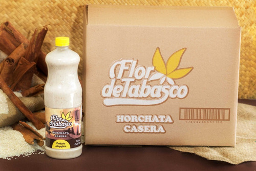 Horchata Flor De Tabasco 700ml (pack 12 Piezas)