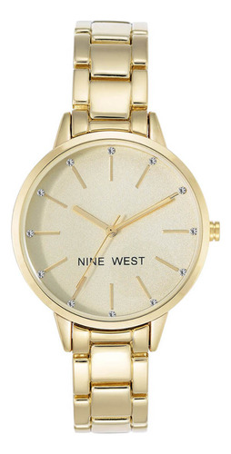 Reloj Nine West Gold Collection Dorado Nw2098chgp Mujer
