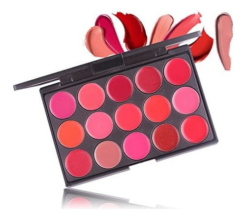 Fantasyday Pro Mate 15 Colores Paleta De Brillo De Labios No