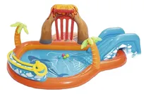 Comprar Pileta Playcenter  Centro De Juegos Con Tobogan 208l Bestway
